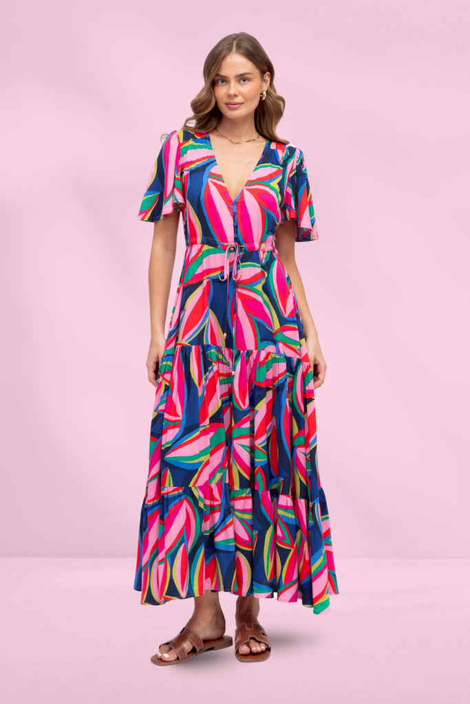 Label of Love Zinnia Maxi Dress Multi From BoxHill