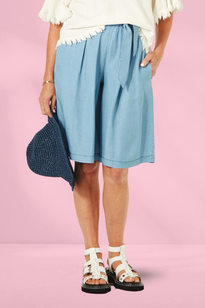 Lemon Tree Blanca Shorts Chambray From BoxHill