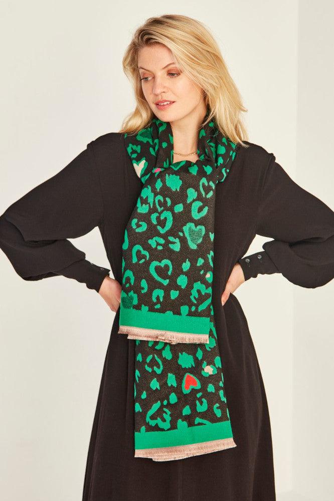 Lemon Tree Cora Scarf Green From BoxHill