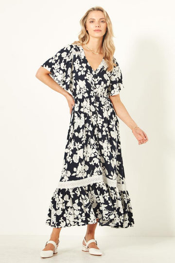 Lemon Tree Jolander Dress Navy Floral From BoxHill