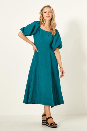 PRE-ORDER Lemon Tree Senita Dress Teal From BoxHill