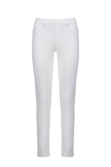 Macjays California Stretch Pull On Jeans White From BoxHill