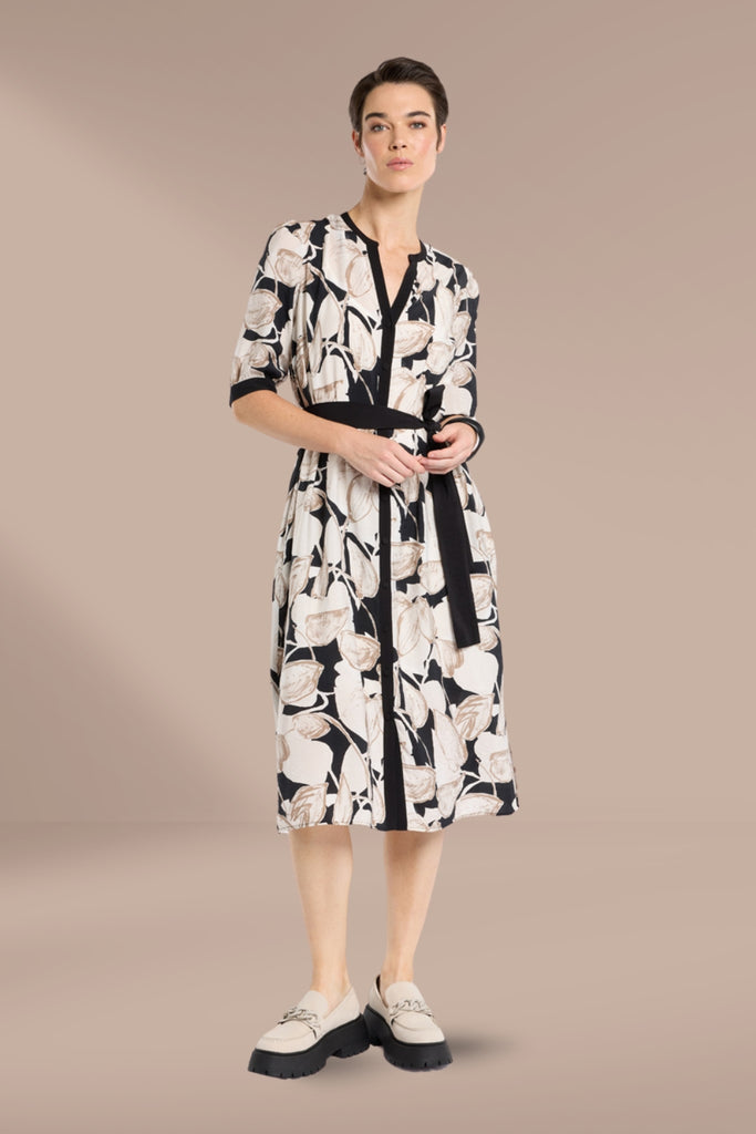 Marco Polo Woodlands Dress Black Beige From BoxHill