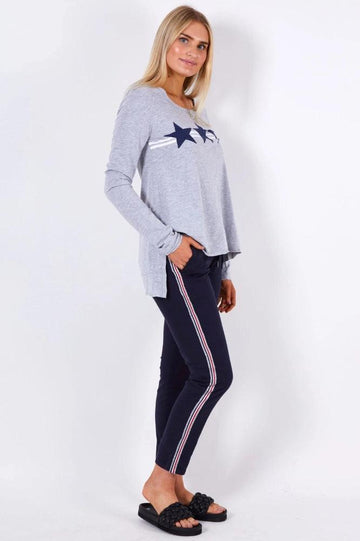 Monaco Brooklyn Joggers Navy From BoxHill