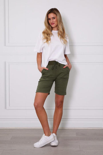 Monaco Riley Shorts Khaki From BoxHill