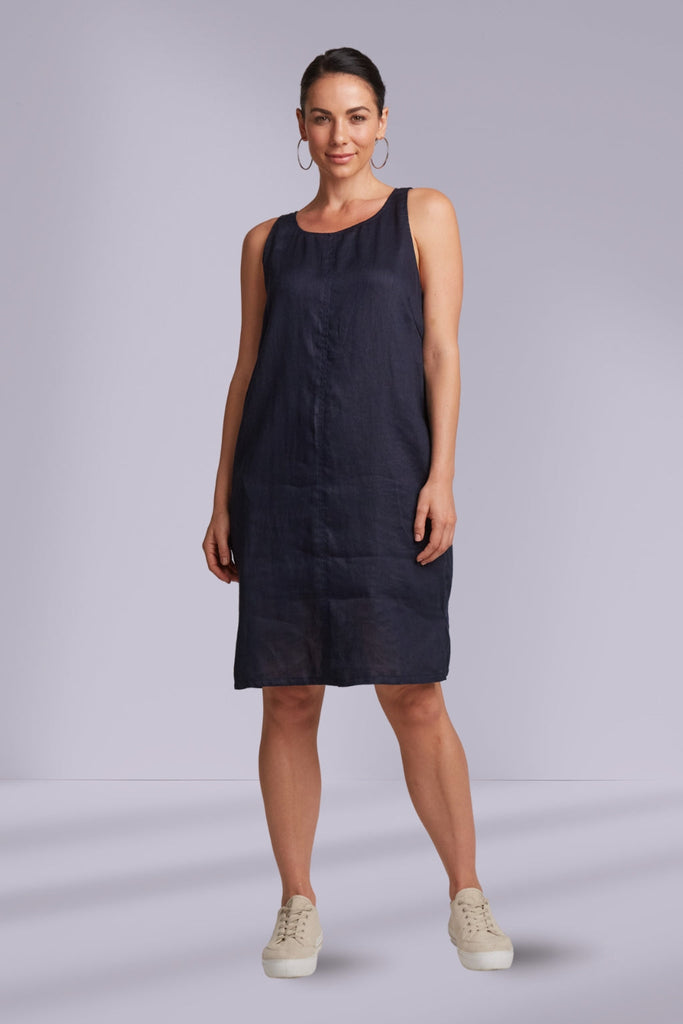 Eb and Ive Studio Midi Dress Navy From BoxHill