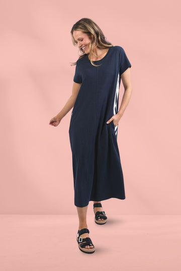 PRE-ORDER Foxwood Recovery Dress Navy From BoxHill