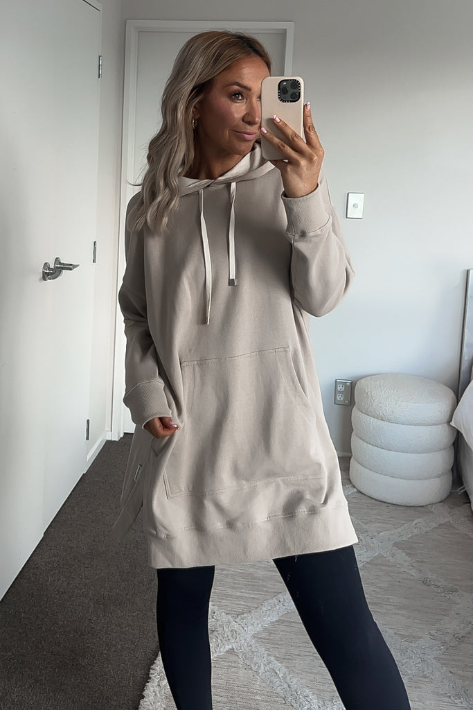 PRE-ORDER CozyUp by Lemon Tree Design CozyUp Hoodie Beige From BoxHill