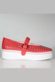PRE-ORDER Minx Stanley Stud Shoes Red From BoxHill