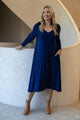 PRE-ORDER PQ Collection Long Sleeve Soho Dress Admiral From BoxHill