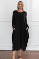 PRE-ORDER PQ Collection Long Sleeve Soho Dress Black From BoxHill