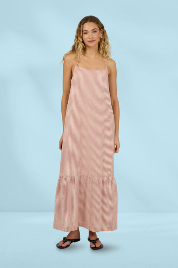 Silent Theory Fletcher Maxi Dress Rust From BoxHill