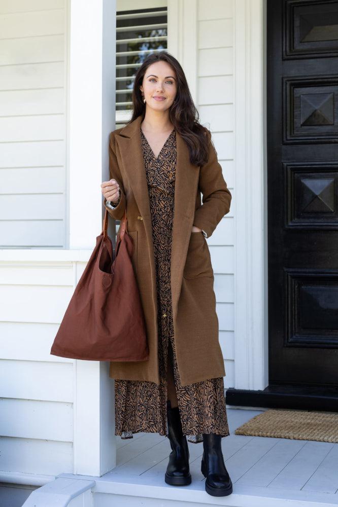 Stella + Gemma Helena Coat Camel From BoxHill