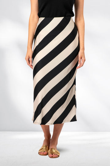 Stella and Gemma Angelina Skirt Black White From BoxHill