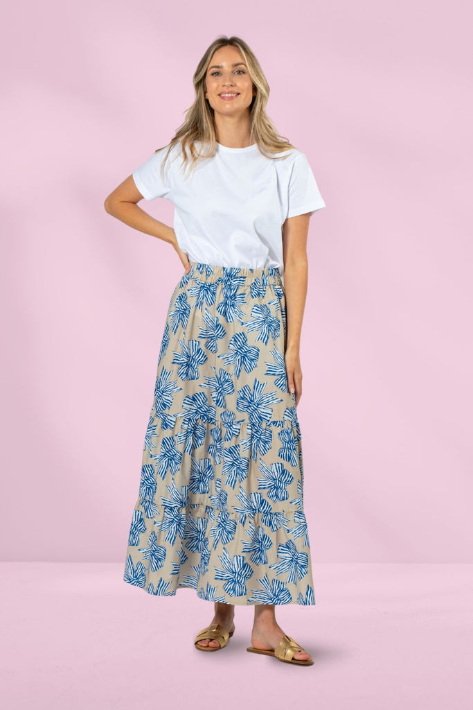 Stella and Gemma Cleo Skirt Bowtiful Blue From BoxHill