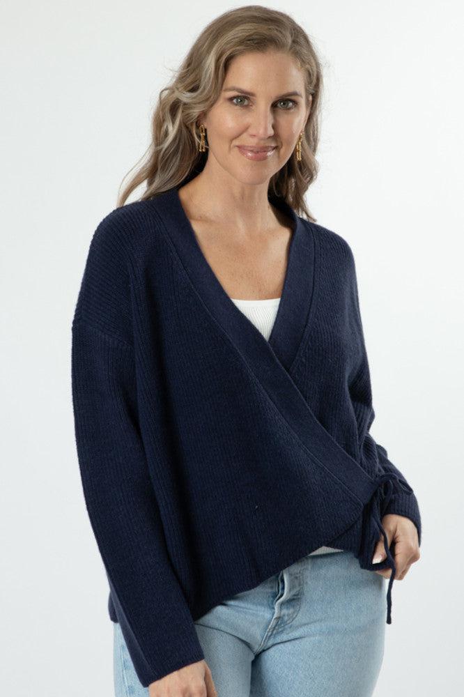 Stella and Gemma Elma Cardigan Navy From BoxHill