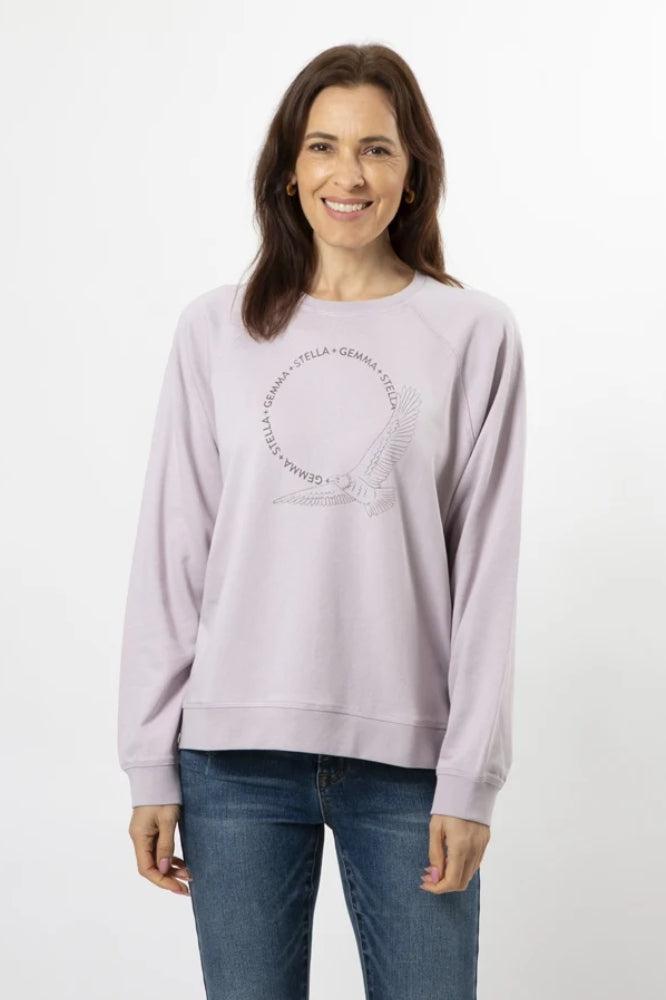 Stella and Gemma Fly High Everyday Sweater Lilac From BoxHill