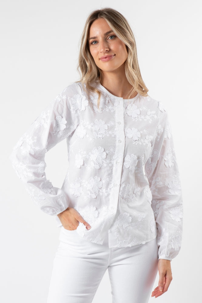 Stella and Gemma Frida Blouse White From BoxHill