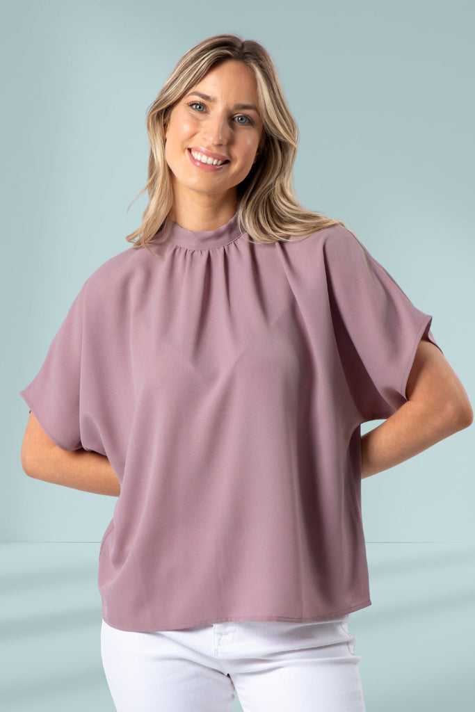 Stella and Gemma Giovana Blouse Iced Plum From BoxHill