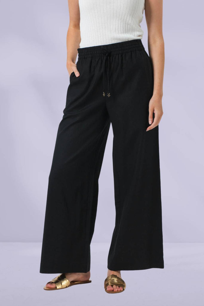 Stella and Gemma Laurel Pants Black From BoxHill