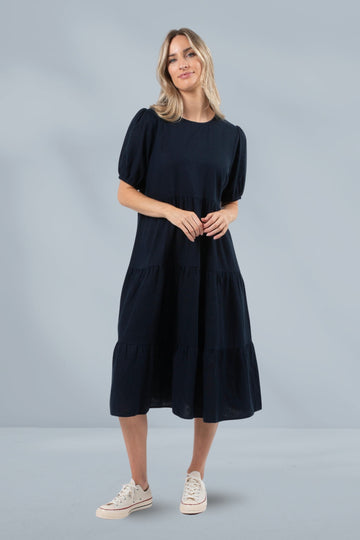 Stella and Gemma Palma Dress Navy From BoxHill