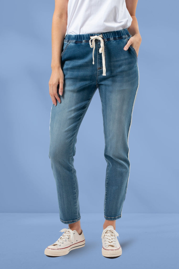 Stella and Gemma Tavi Jeans Mid Blue From BoxHill