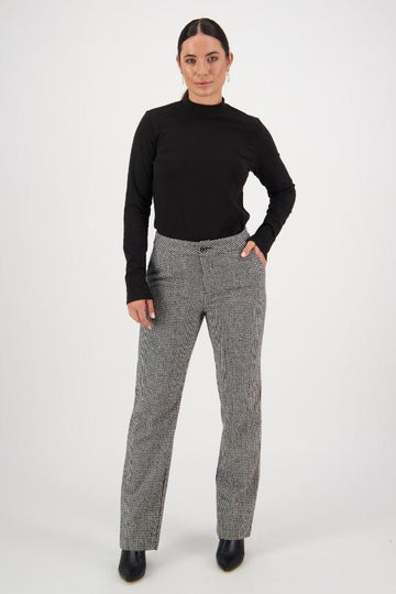 Vassalli Slim Leg Full Length Dress Pants Houndstooth From BoxHill