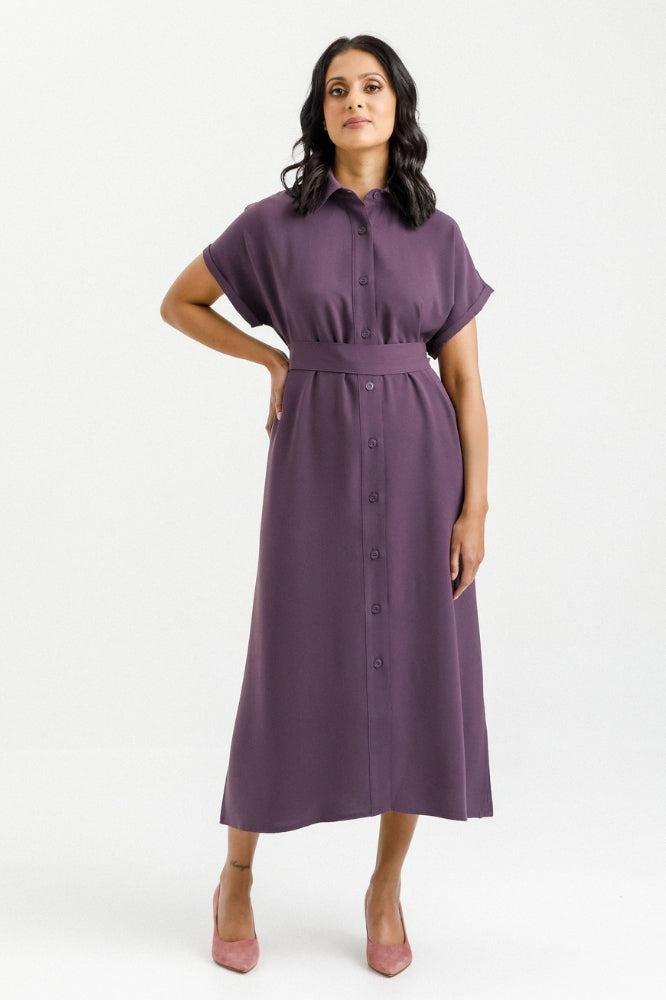 X Label by Homelee Avery Dress Plum From BoxHill