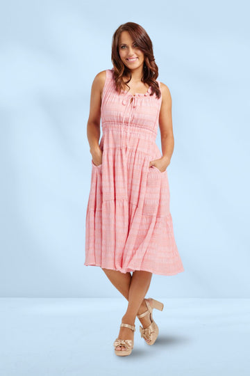 Zafina Hope Dress Pink From BoxHill