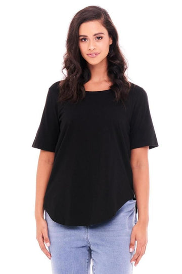 Betty Basics Ariana Tee Black From BoxHill