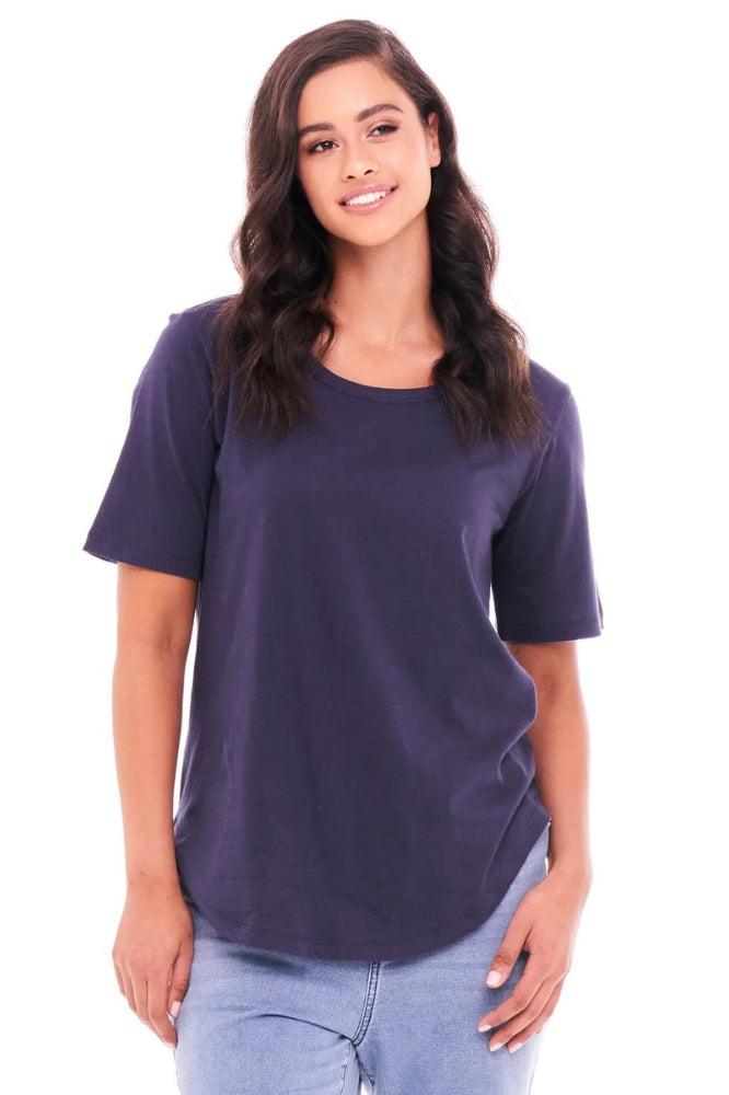 Betty Basics Ariana Tee Navy From BoxHill