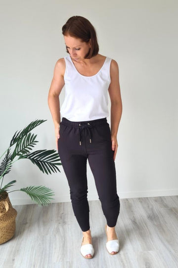 Moke Violet Pants Black From BoxHill